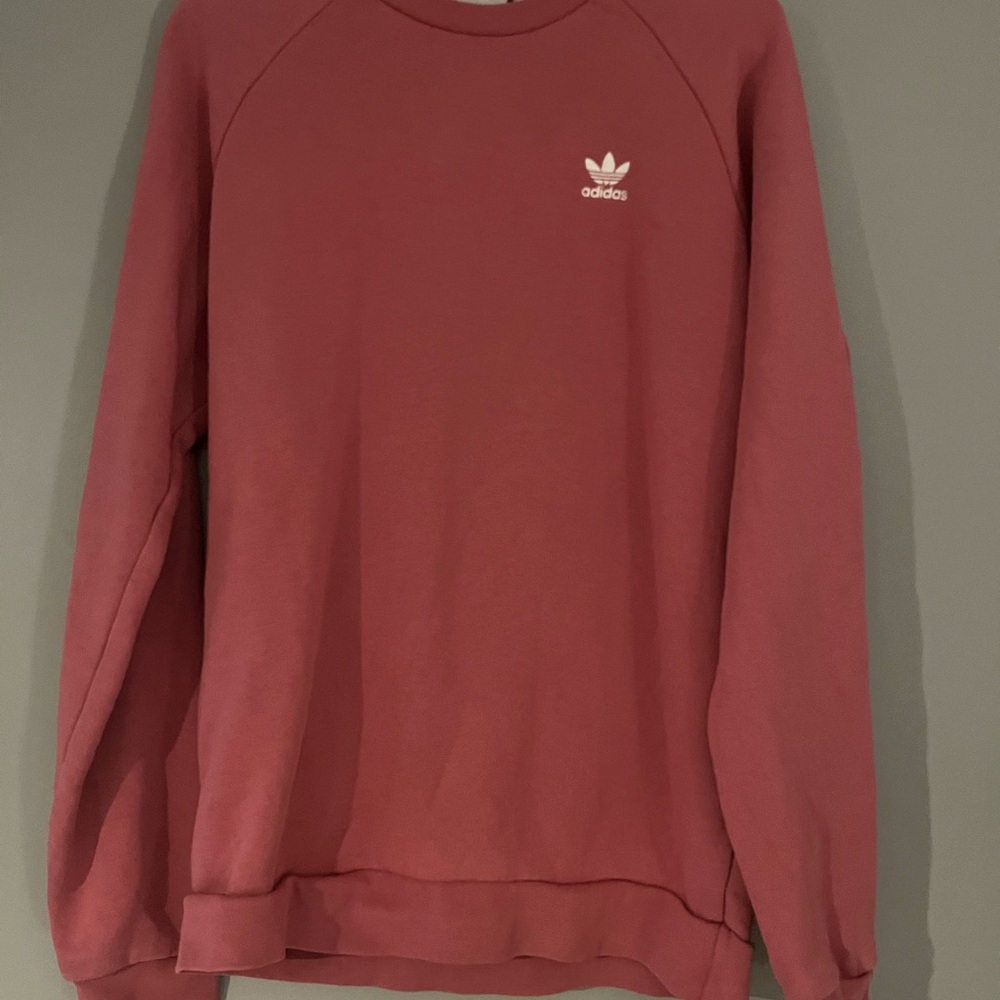 Adidas Women’s Raspberry Red Crewneck Sweater